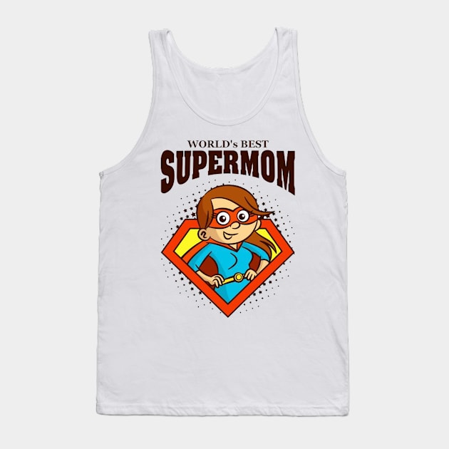 SUPER MOM Tank Top by bsnagencysp@gmail.com